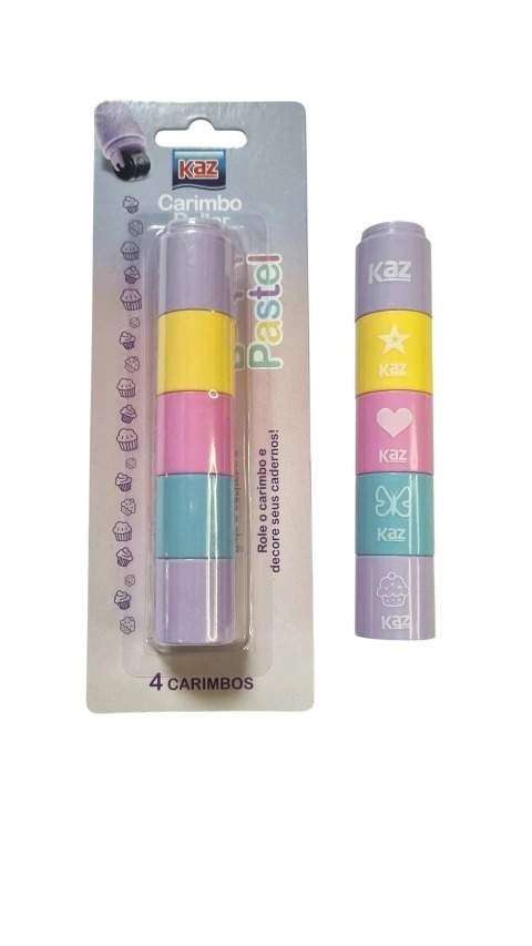 CARIMBO ROLLER PASTEL KAZ 1673